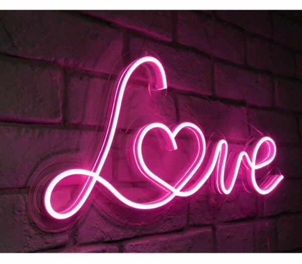 love neon sign
