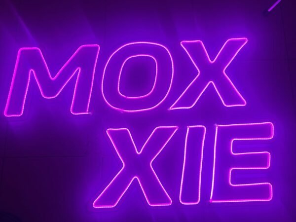 mox xie neon sign