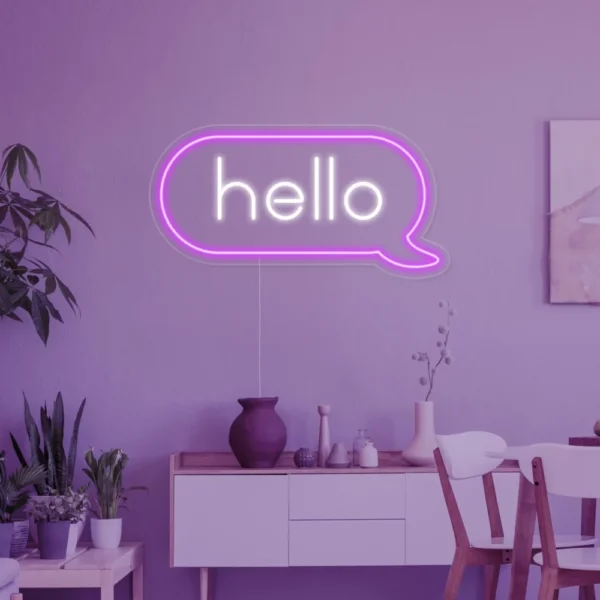 HELLO Neon Sign