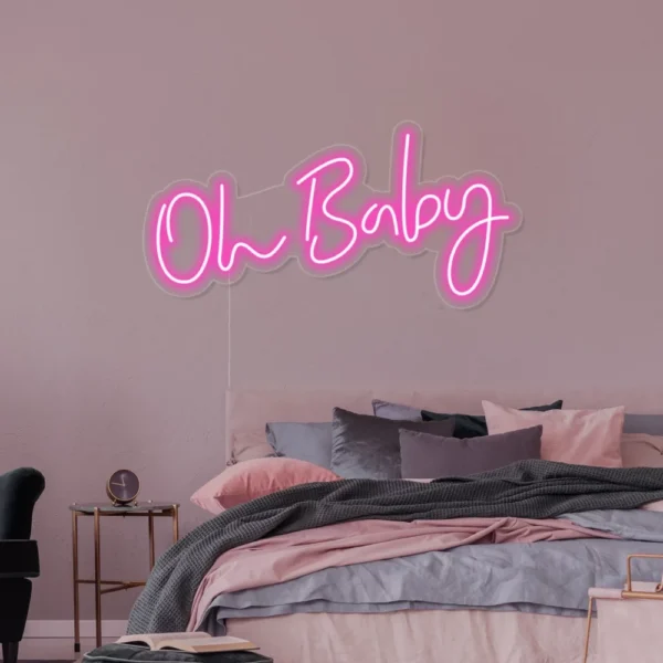 Oh Baby Neon Sign