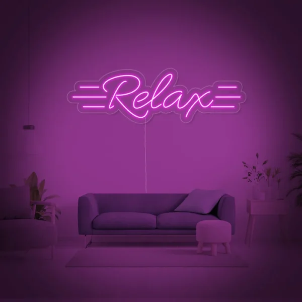 Relax Neon Sign
