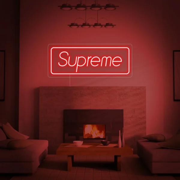 Supreme Neon Sign