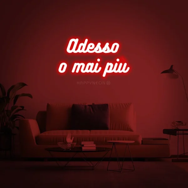 Adesso o mai piu Now or never