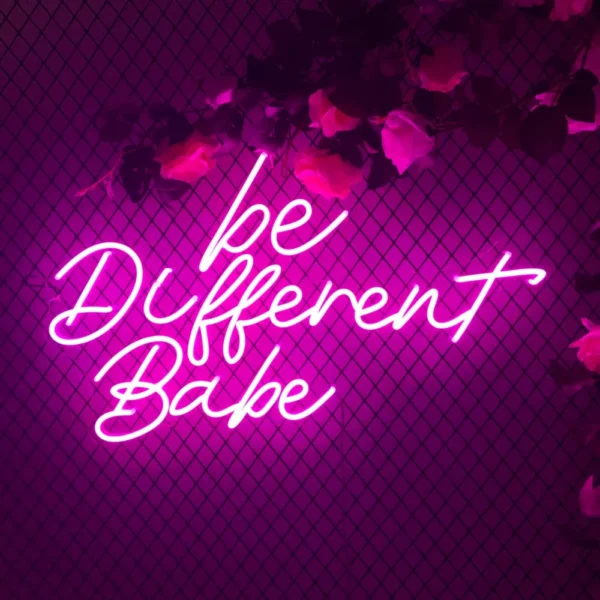 Be Different Baye Neon Sign