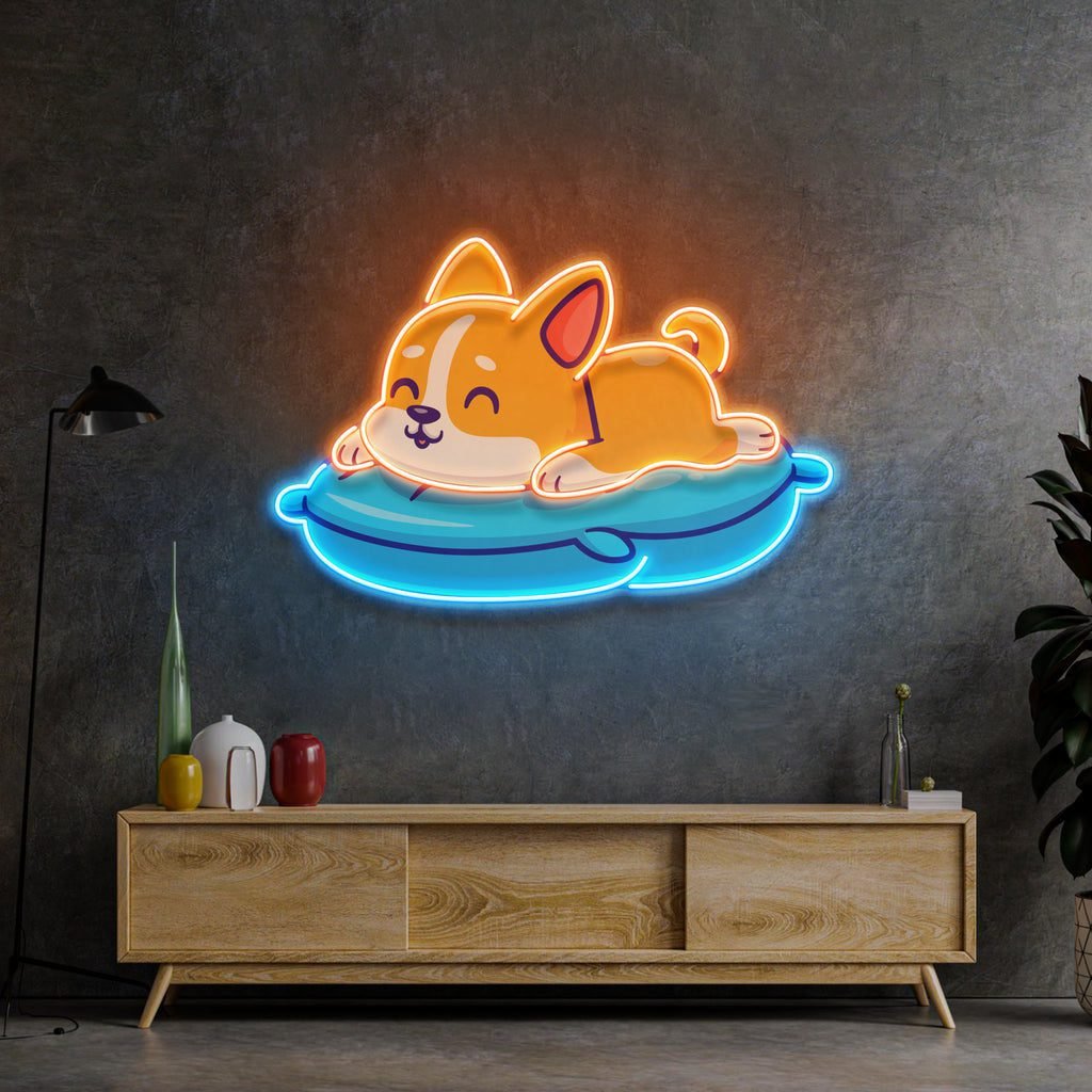 Cute Cat Chilling LED Neon Sign Light Pop Art - Image 2