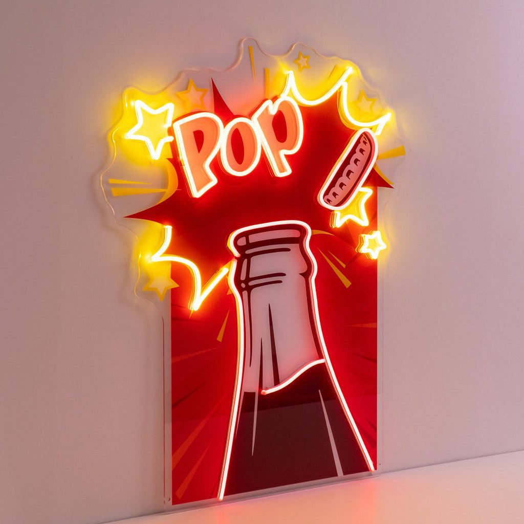 Cola Led Neon Acrylic Artwork - Image 3