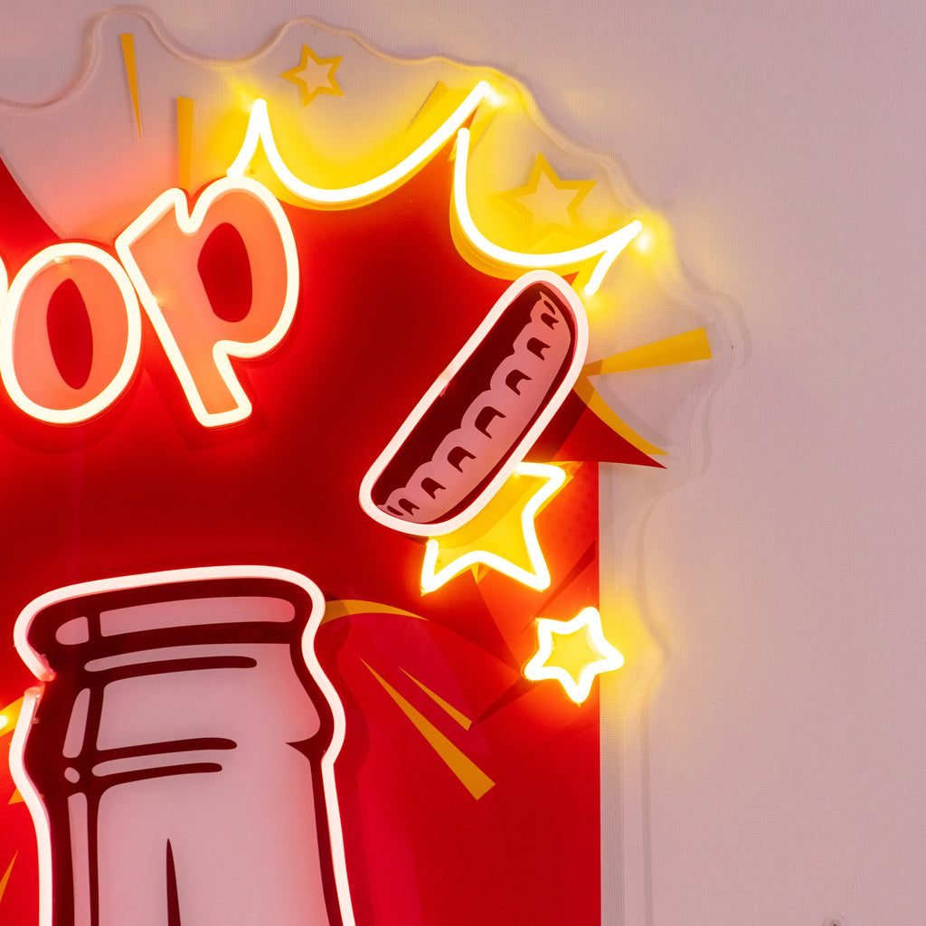 Cola Led Neon Acrylic Artwork - Image 2