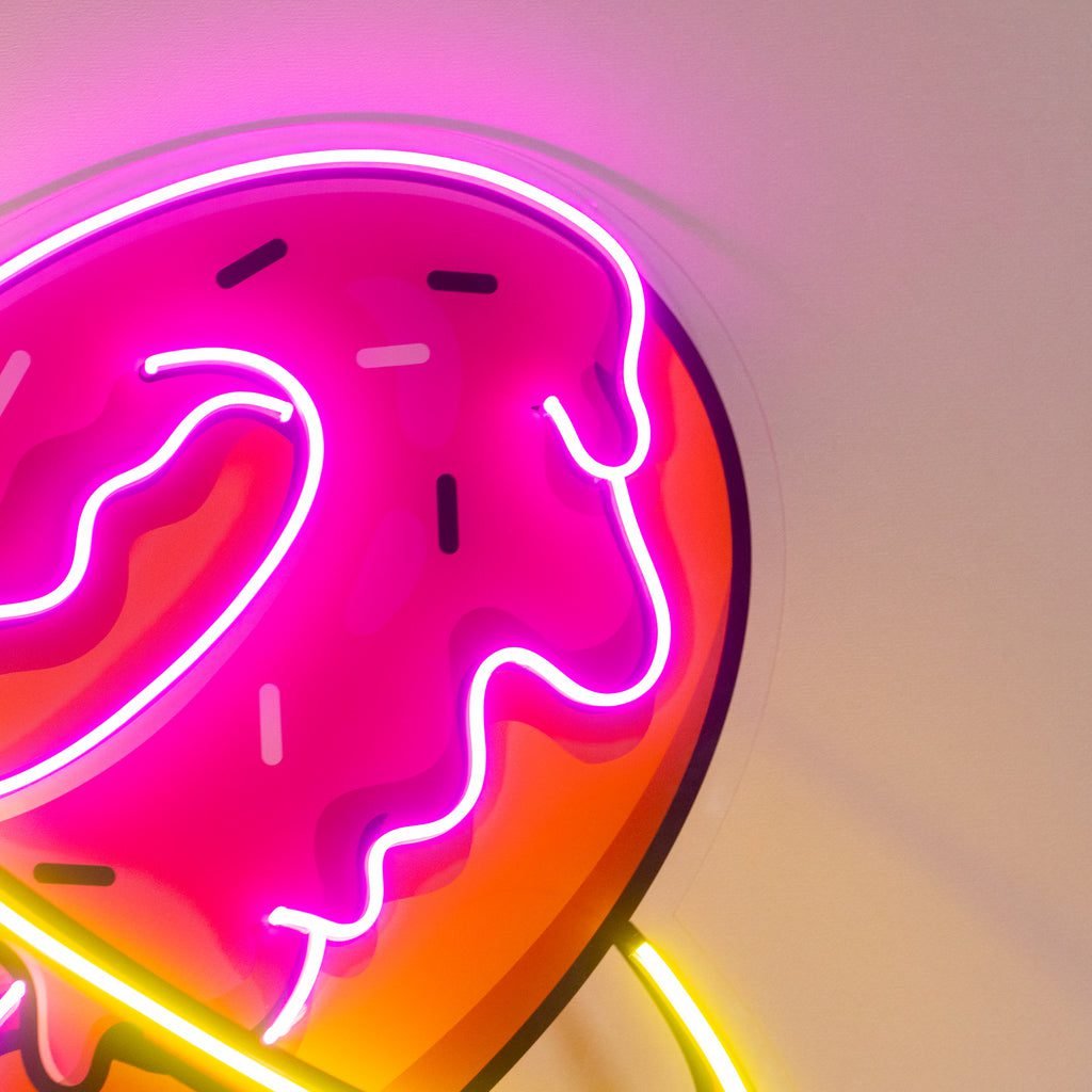 Doughnut Planet Led Neon Acrylic Artwork - Image 3