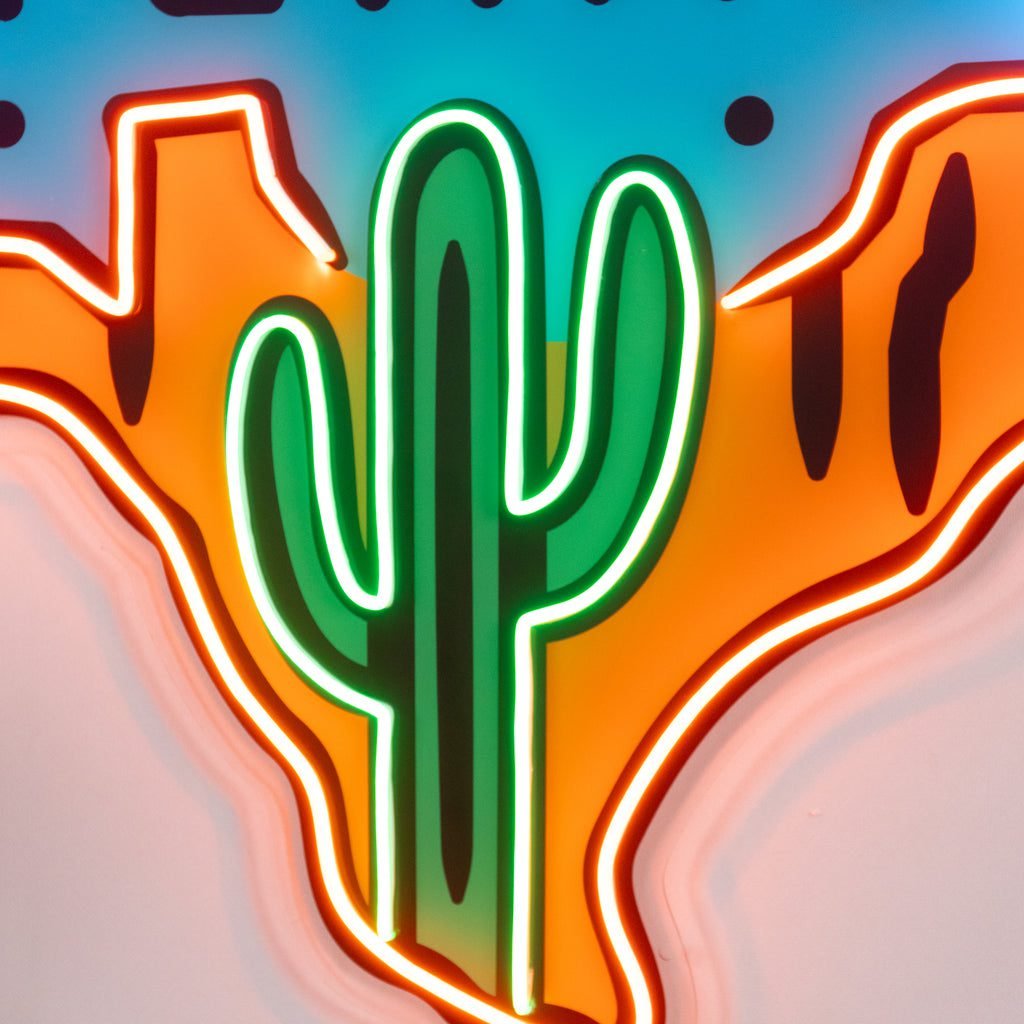 Texas Map LED Neon Sign Light Pop Art - Image 3