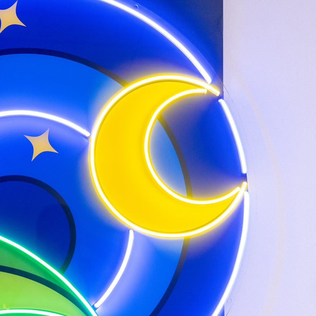 Starry Night LED Neon Sign Light Pop Art - Image 4