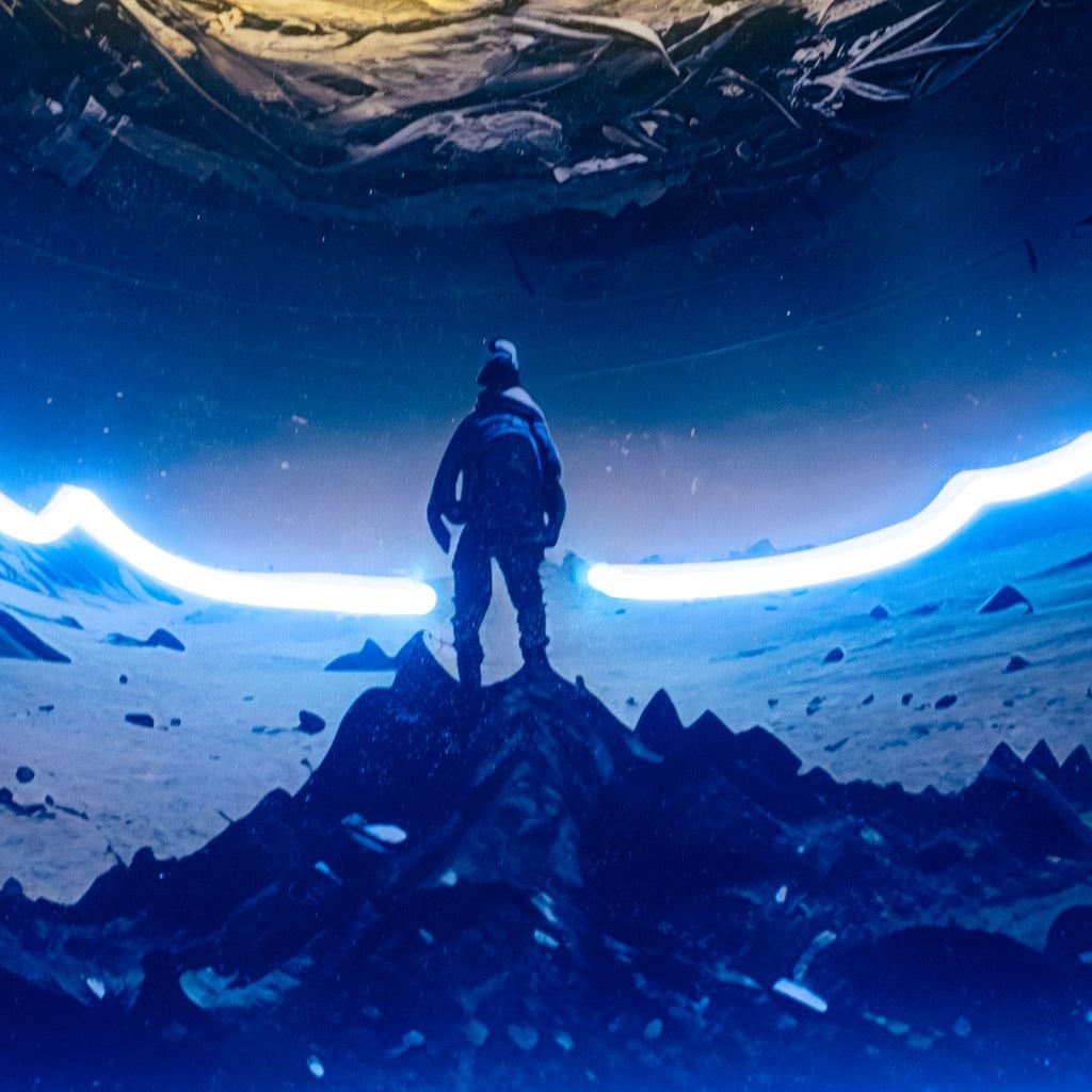 Astronaut With Space Gate LED Neon Sign Light Pop Art - Image 2