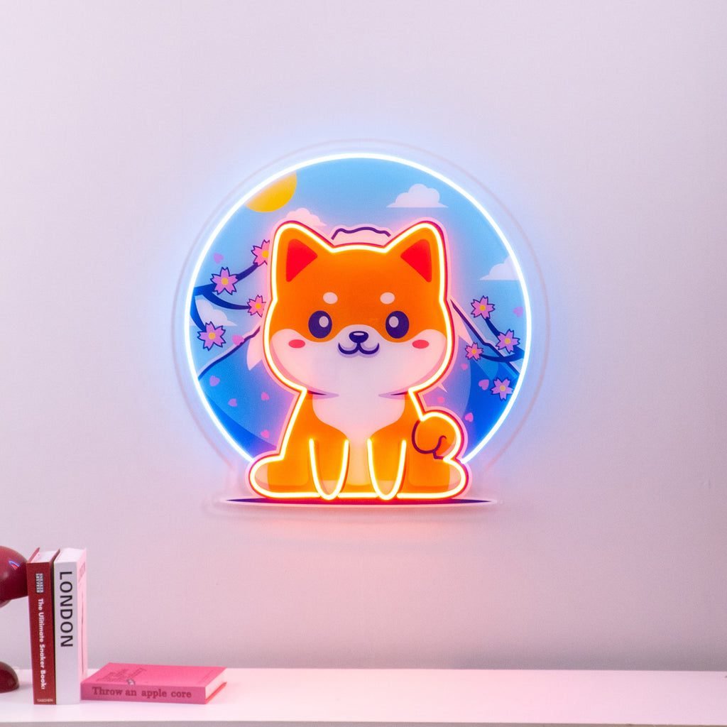 Shiba Mountain LED Neon Sign Light Pop Art - Image 2