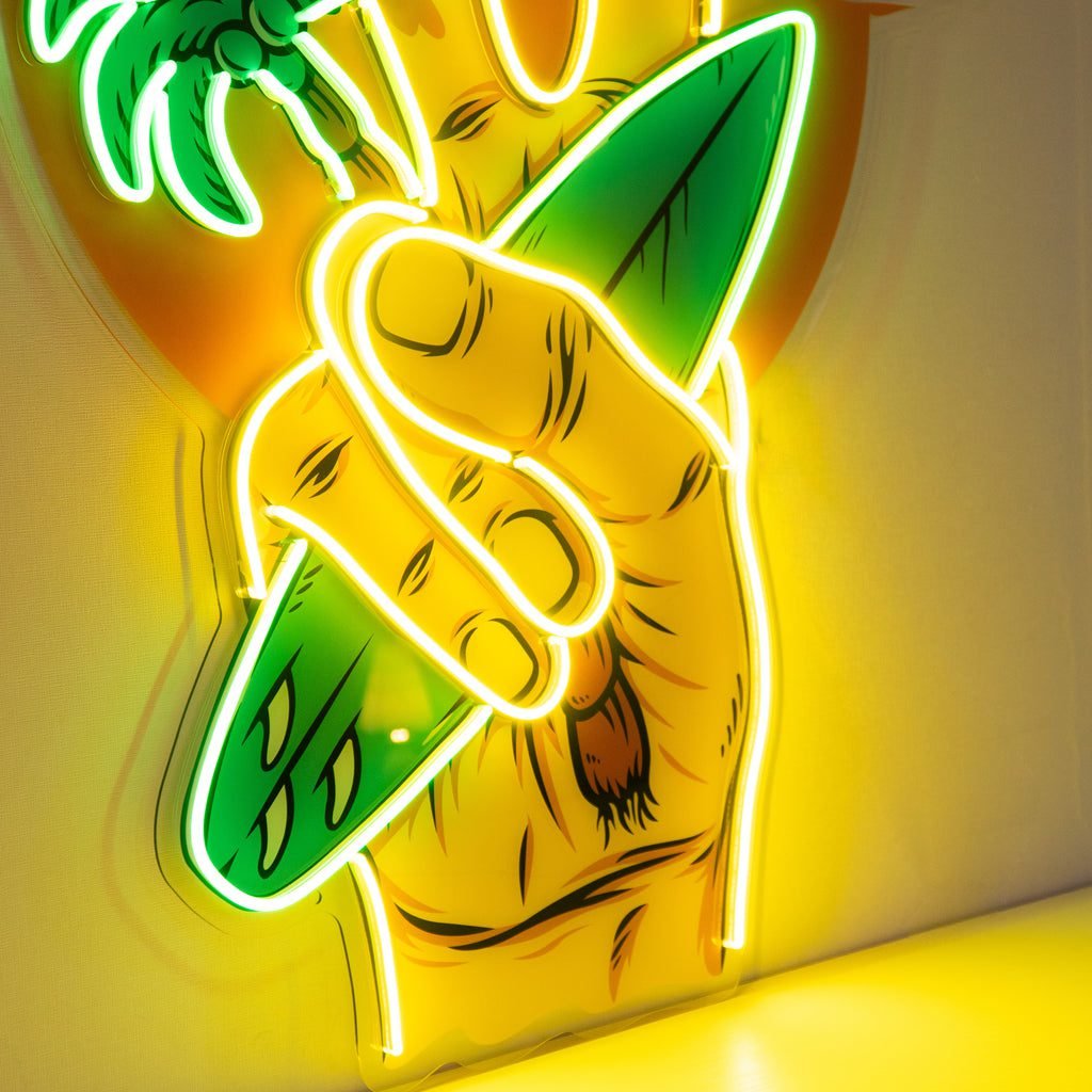 The Beach Led Neon Acrylic Artwork - Image 3