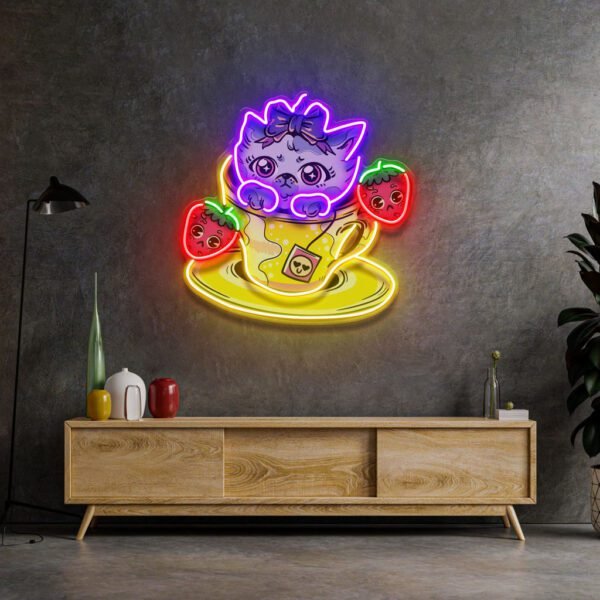 Emotional Cat LED Neon Sign Light Pop Art