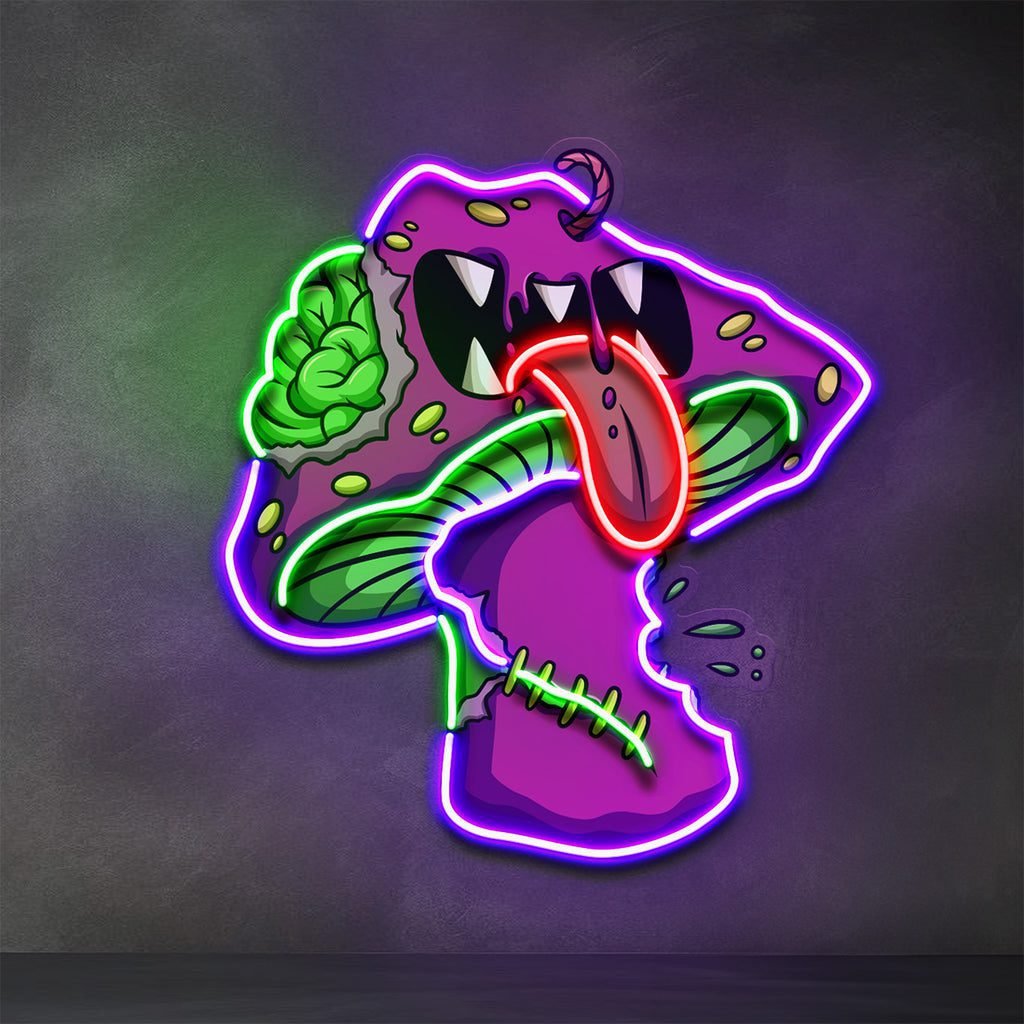 Mushroom Monster Streetwear LED Neon Sign Light Pop Art - Image 4