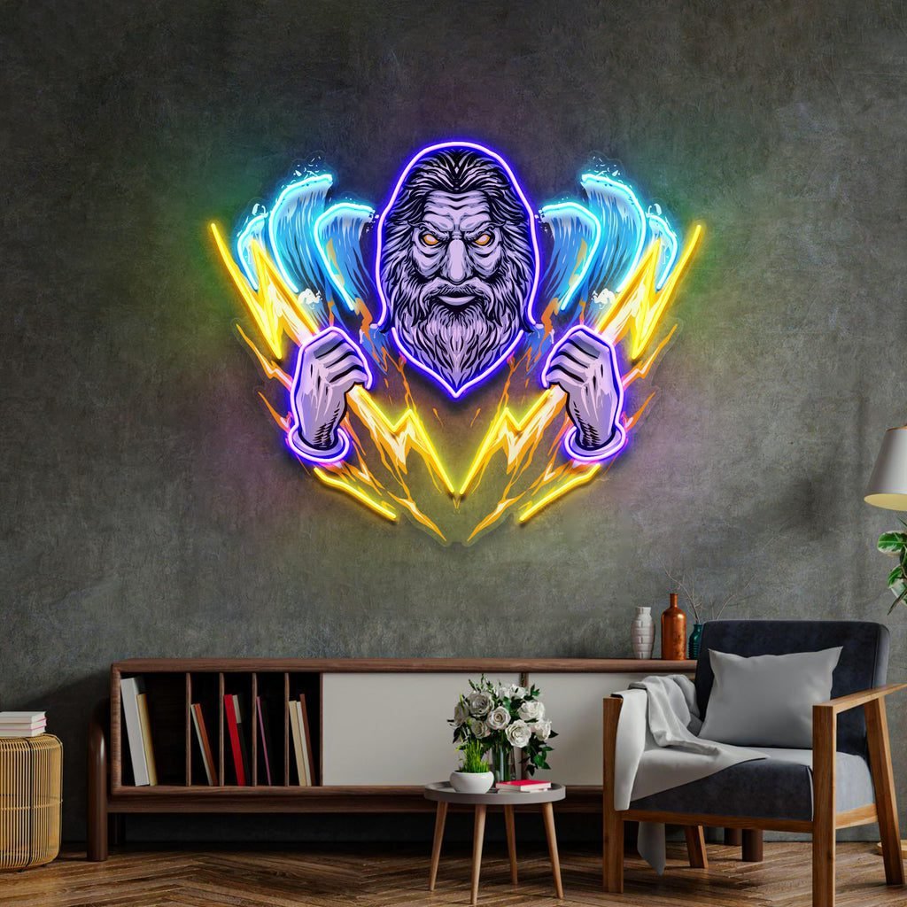 The Poseidon King LED Neon Sign Light Pop Art - Image 3