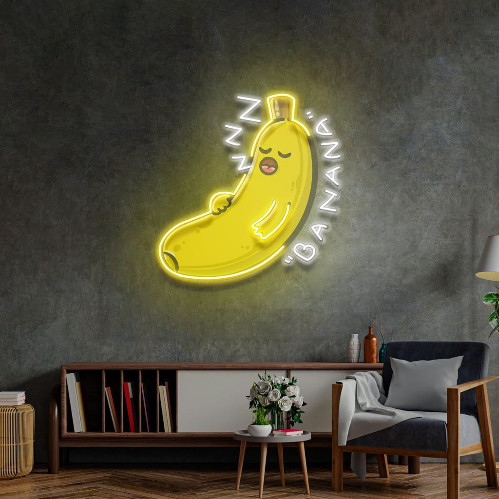 Banana Sleep LED Neon Sign Light Pop Art - Image 3