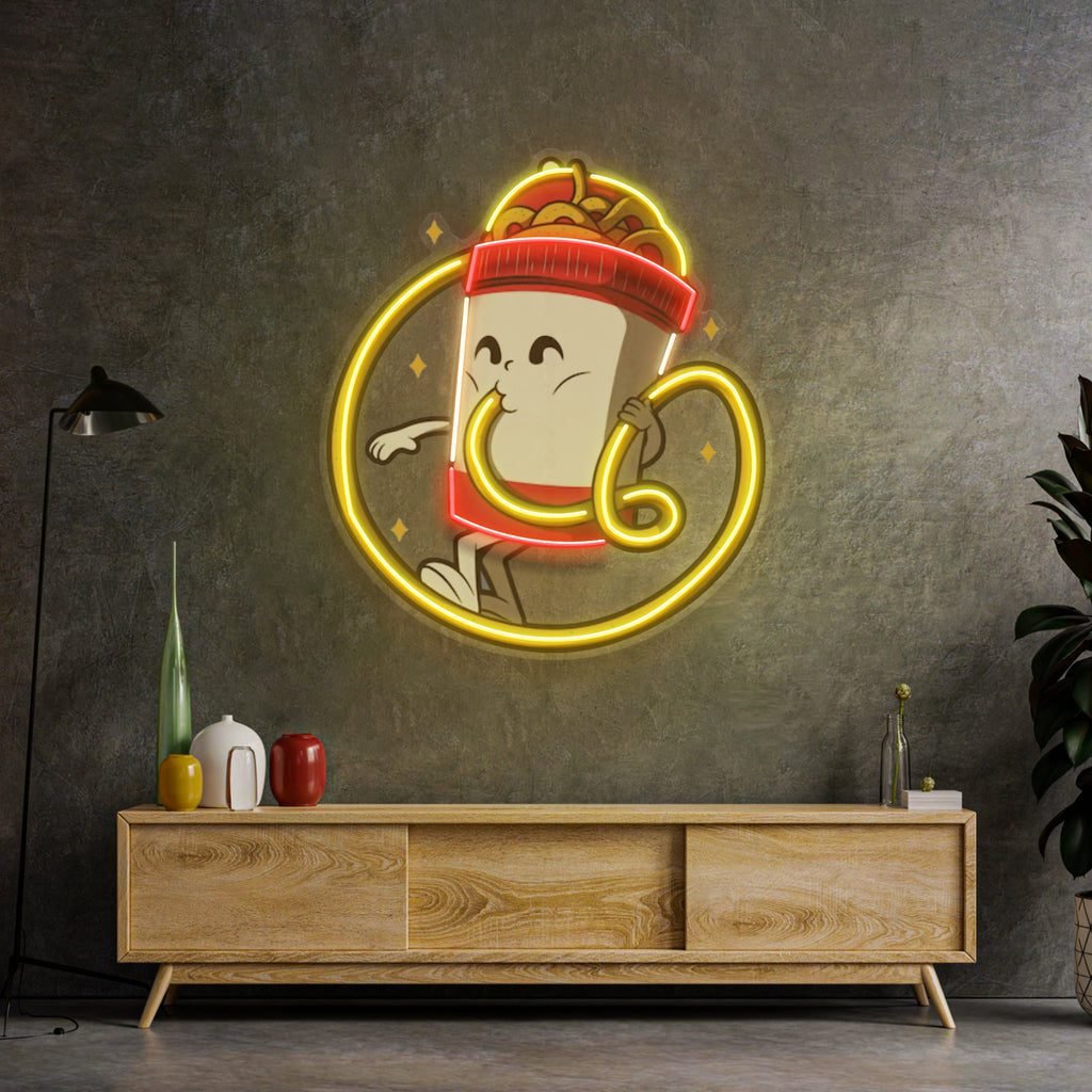 Cup Noodles LED Neon Sign Light Pop Art - Image 3