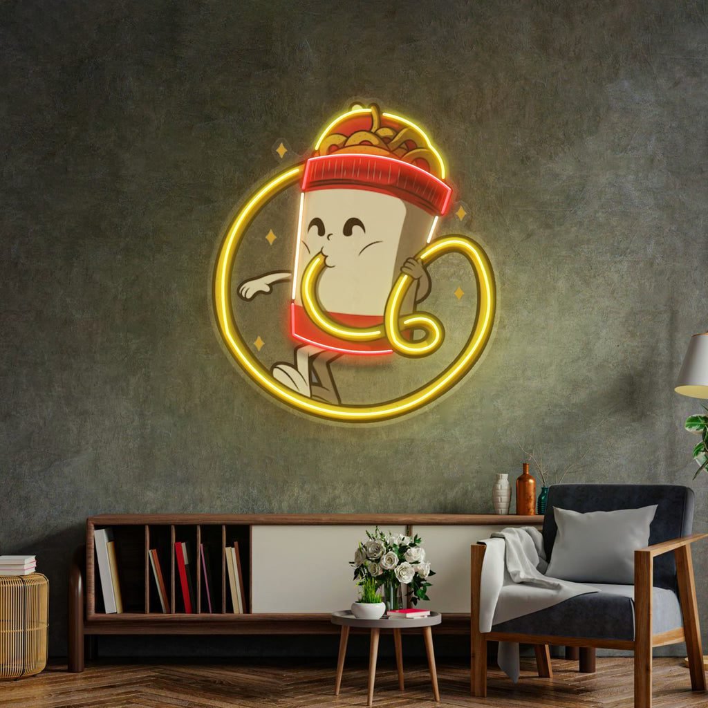 Cup Noodles LED Neon Sign Light Pop Art - Image 2
