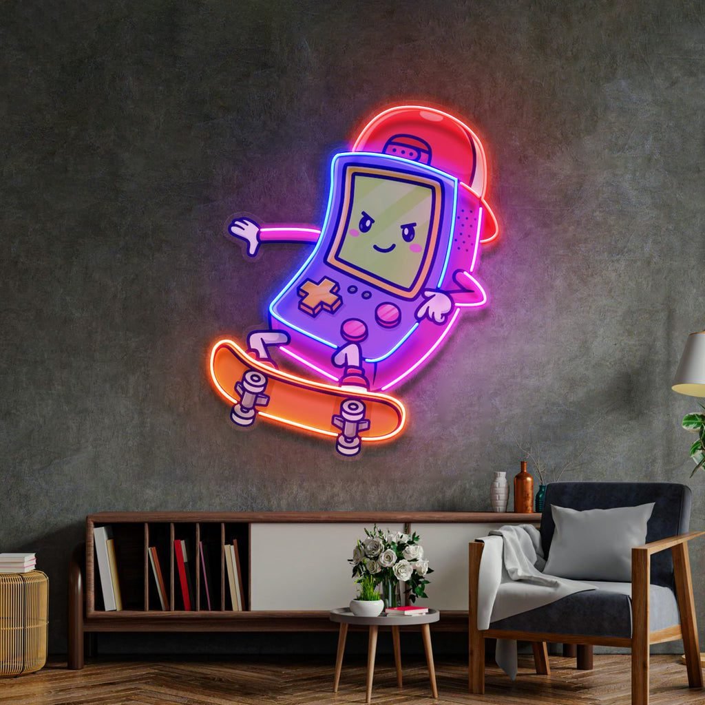 Cute Game Controller LED Neon Sign Light Pop Art - Image 4