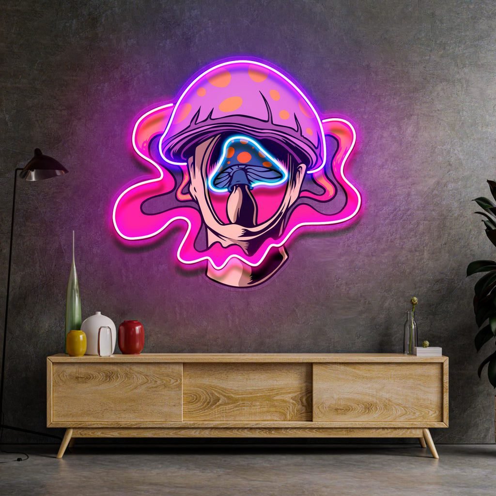 Fantasy Mushroom LED Neon Sign Light Pop Art - Image 4